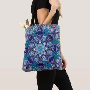 Blaue Dekorative Feiertags-Tasche Tasche