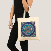 Blaue Dekorative Feiertags-Tasche Tragetasche (Vorderseite (Produkt))