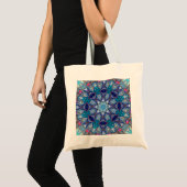 Blaue Dekorative Feiertags-Tasche Tragetasche (Vorderseite (Produkt))