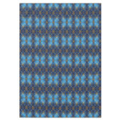 Blaue Dekorative Feiertags-Tischdecke Tischdecke (Vorderseite)