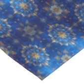 Blaue Dekorative Feiertags-Tischdecke Tischdecke (Schrägansicht)