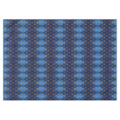 Blaue Dekorative Feiertags-Tischdecke Tischdecke (Vorderseite (Horizontal))