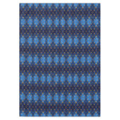 Blaue Dekorative Feiertags-Tischdecke Tischdecke (Vorderseite)