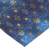 Blaue Dekorative Feiertags-Tischdecke Tischdecke (Schrägansicht)