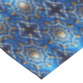 Blaue Dekorative Feiertags-Tischdecke Tischdecke (Schrägansicht)