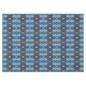 Blaue Dekorative Feiertags-Tischdecke Tischdecke (Vorderseite (Horizontal))
