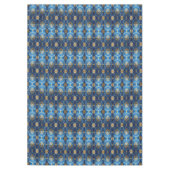 Blaue Dekorative Feiertags-Tischdecke Tischdecke (Vorderseite)