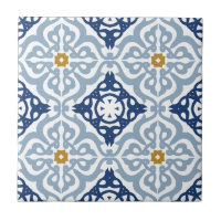 Blaue dekorative Keramik Tile