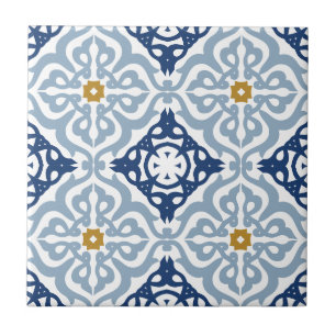 Blaue dekorative Keramik Tile Fliese