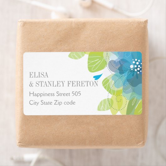 Blaue delikate Blume Hochzeit Blumen (Insitu)