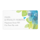 Blaue delikate Blume Hochzeit Blumen (Vorne)