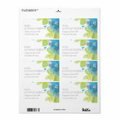 Blaue delikate Blume Hochzeit Blumen (Vorne)