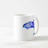 Blaue Delphin-Tasse Kaffeetasse (VorderseiteRechts)