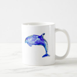 Blaue Delphin-Tasse Kaffeetasse