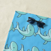 Blaue Delphine, die Thunder_Cove springen Strandtuch (Beispiel)