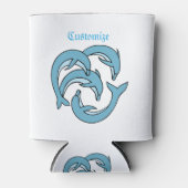 Blaue Delphine, die Thunder_Cove umkreisen Dosenkühler (Vorderseite)