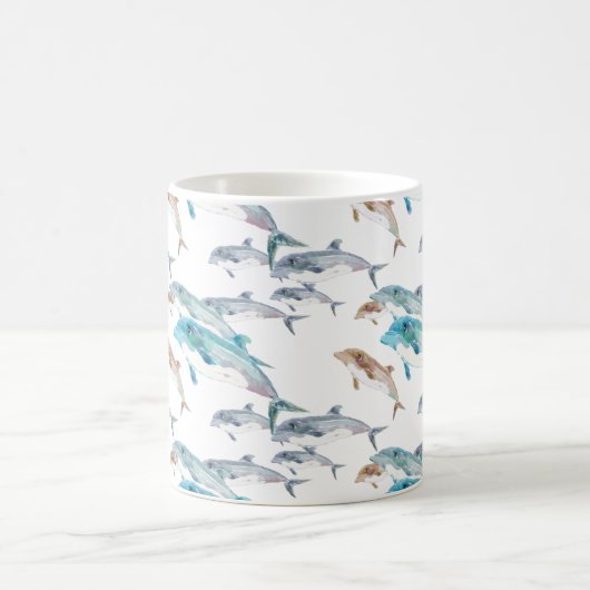 Blaue Delphine Kaffeetasse (Mittel)