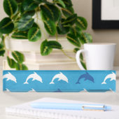 Blaue Delphine Namensplakette