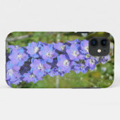 Blaue Delphinium-Blume Case-Mate iPhone Hülle (Rückseite (Horizontal))