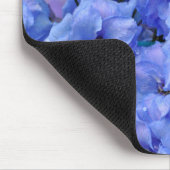 Blaue Delphinium-Blume Mousepad (Ecke)