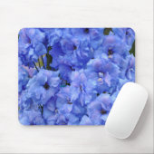 Blaue Delphinium-Blume Mousepad (Mit Mouse)