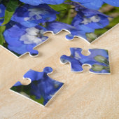 Blaue Delphinium-Blume Puzzle (Seite)