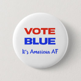 Blaue Demokraten Politisch Red Blue Funny Spaß wäh Button