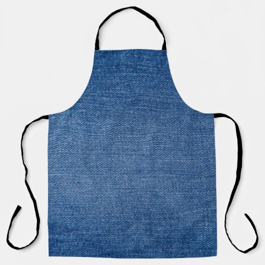 Blaue Denim-Jeans Schürze (Vorderseite)