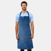 Blaue Denim-Jeans Schürze (Getragen)