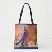 Blaue des Glücksdrucks Tasche (Vorderseite)