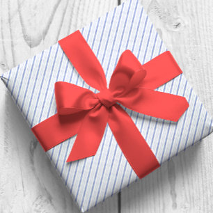 Blaue Diagonalstreifen Geschenkpapier