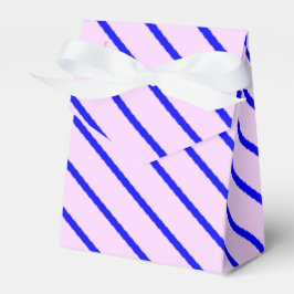 Blaue Diagonalstreifen Geschenkschachtel