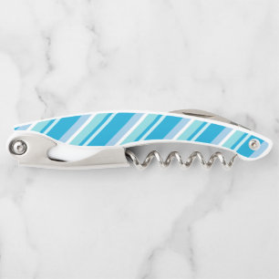 Blaue Diagonalstreifen Kellnermesser