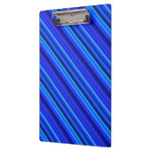 Blaue Diagonalstreifen Klemmbrett (Links)