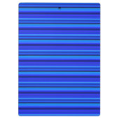 Blaue Diagonalstreifen Klemmbrett (Rückseite)