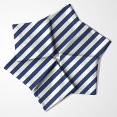 Blaue Diagonalstreifen-Muster Stoff