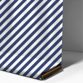 Blaue Diagonalstreifen-Muster Stoff