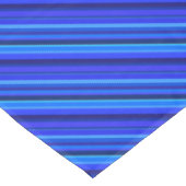 Blaue Diagonalstreifen Tischdecke (Schrägansicht)