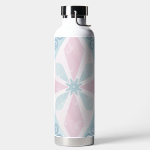 Blaue Diamant-Geometrie Trinkflasche