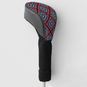 Blaue Diamant-Krawatte Golf Headcover (angewinkelt)