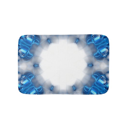 Blaue Diamanten Badematte (Vorderseite)
