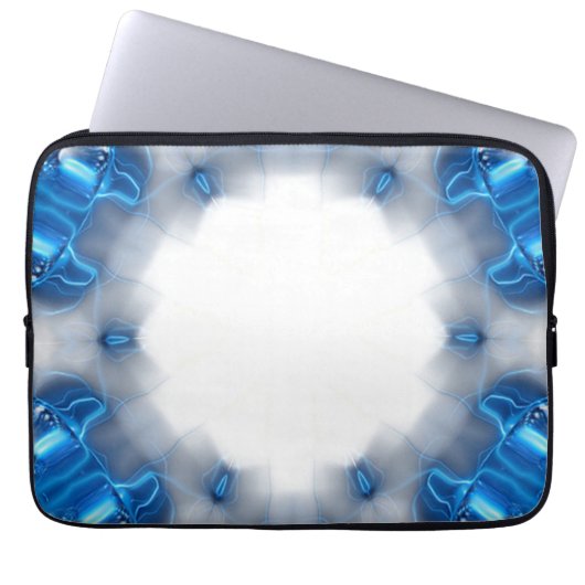 Blaue Diamanten Laptopschutzhülle (Vorderseite)