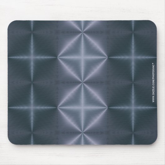 Blaue Diamanten Mousepad (Vorne)