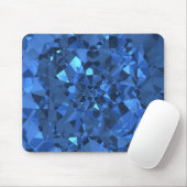 Blaue Diamanten Mousepad (Mit Mouse)