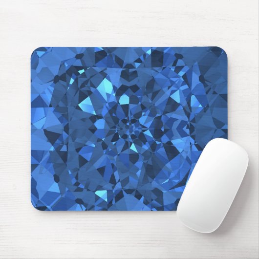 Blaue Diamanten Mousepad (Mit Mouse)