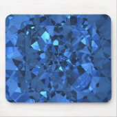 Blaue Diamanten Mousepad (Vorne)