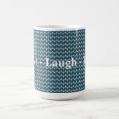 Blaue Diamanten-Muster Kaffeetasse (Mittel)