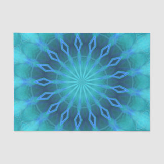 Blaue Diamanten Seidenpapier