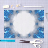 Blaue Diamanten Seidenpapier (Handwerk)