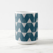 Blaue Diamantenmuster Kaffeetasse (Mittel)